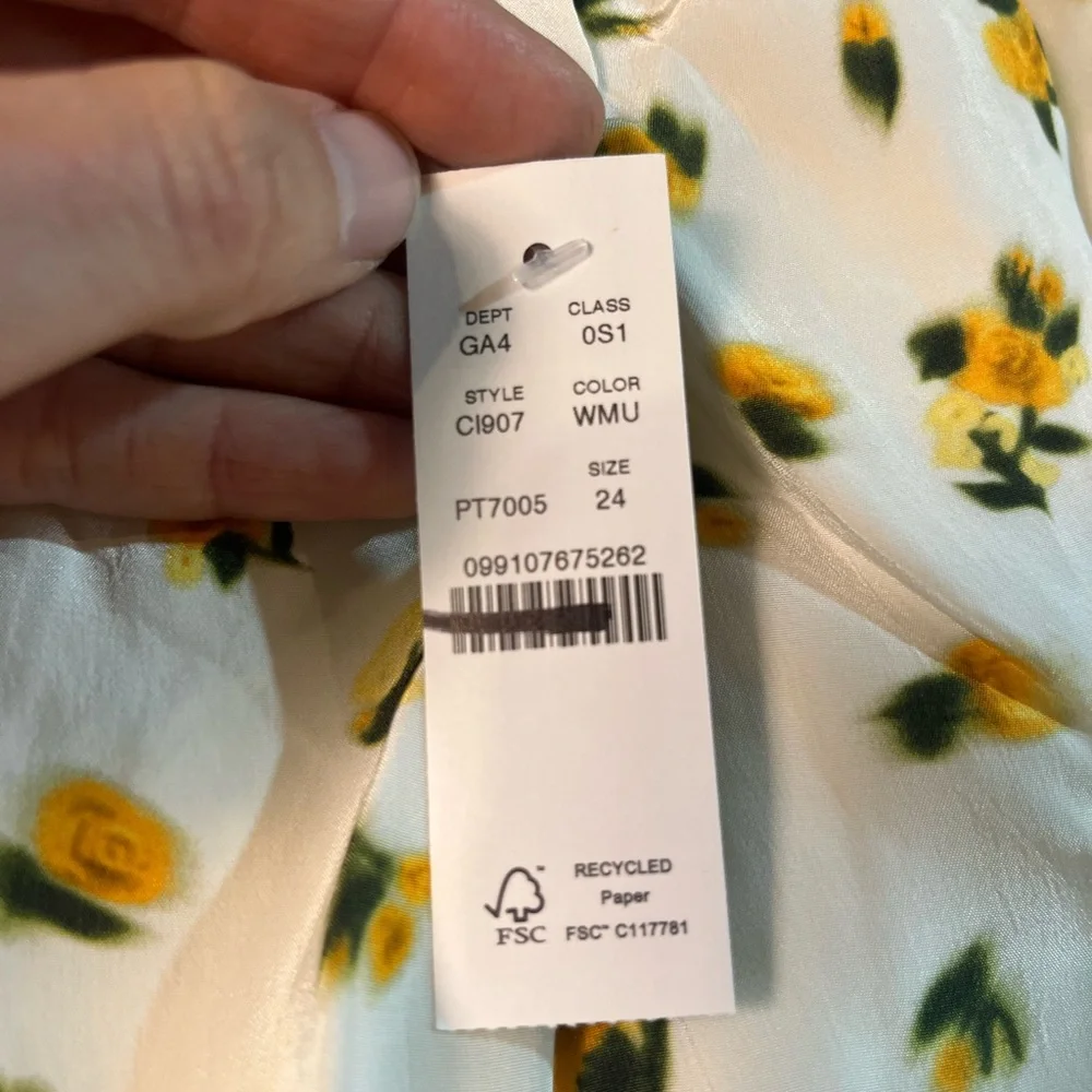 J.Crew Off-the-shoulder slip dress in budding rose print